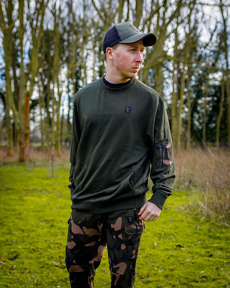 Sudadera Fox LW Caqui - Tienda Carpfishing