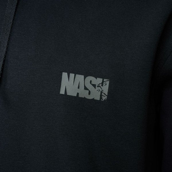 Sudadera Nash Make It Happen Carp Logo Negra - Tienda Carpfishing