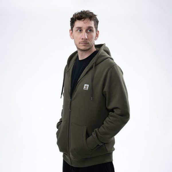 Sudadera Nash Make It Happen con cremallera Verde - Tienda Carpfishing