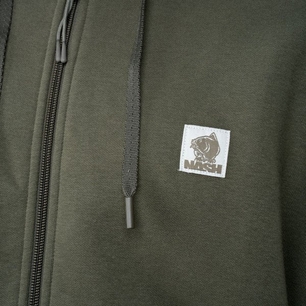 Sudadera Nash Make It Happen con cremallera Verde - Tienda Carpfishing