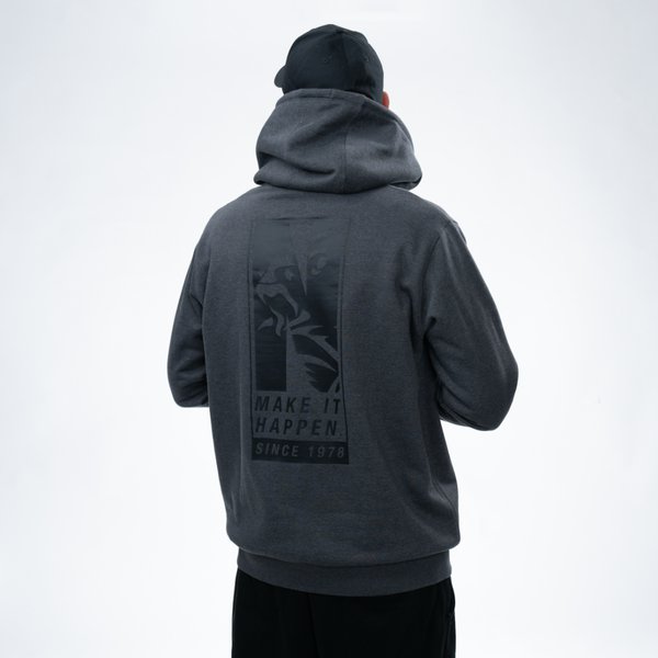 Sudadera Nash Make It Happen Since 1978 Gris Azulado - Tienda Carpfishing