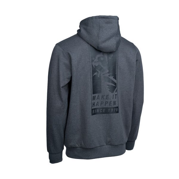 Sudadera Nash Make It Happen Since 1978 Gris Azulado - Tienda Carpfishing