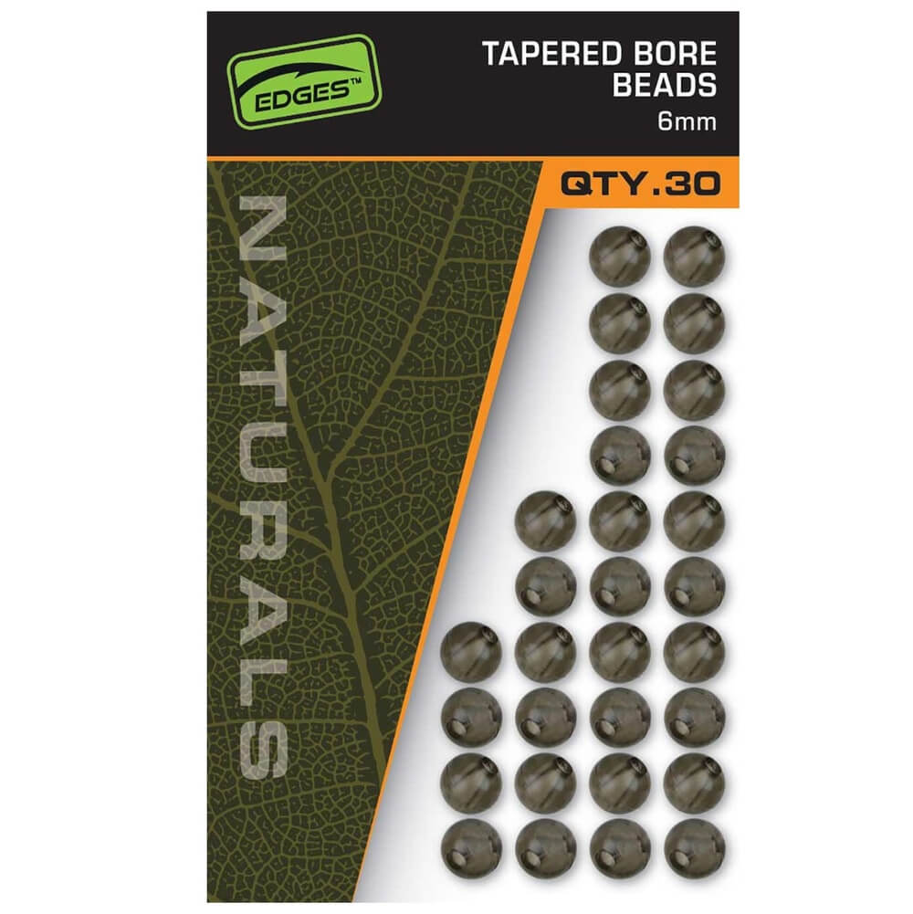 Tapered Bore Beads Fox 6 mm - Tienda Carpfishing