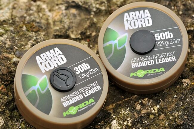 Trenzado Korda Arma Kord Marrón 20 m - Tienda Carpfishing
