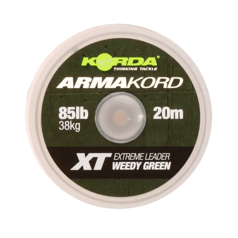 Trenzado Korda Arma Kord XT Verde 20 m - Tienda Carpfishing