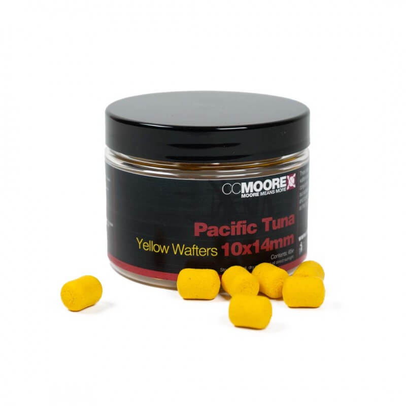 Wafters Dumbells Ccmoore Pacific Tuna Amarillo 10 - 14 mm - Tienda Carpfishing
