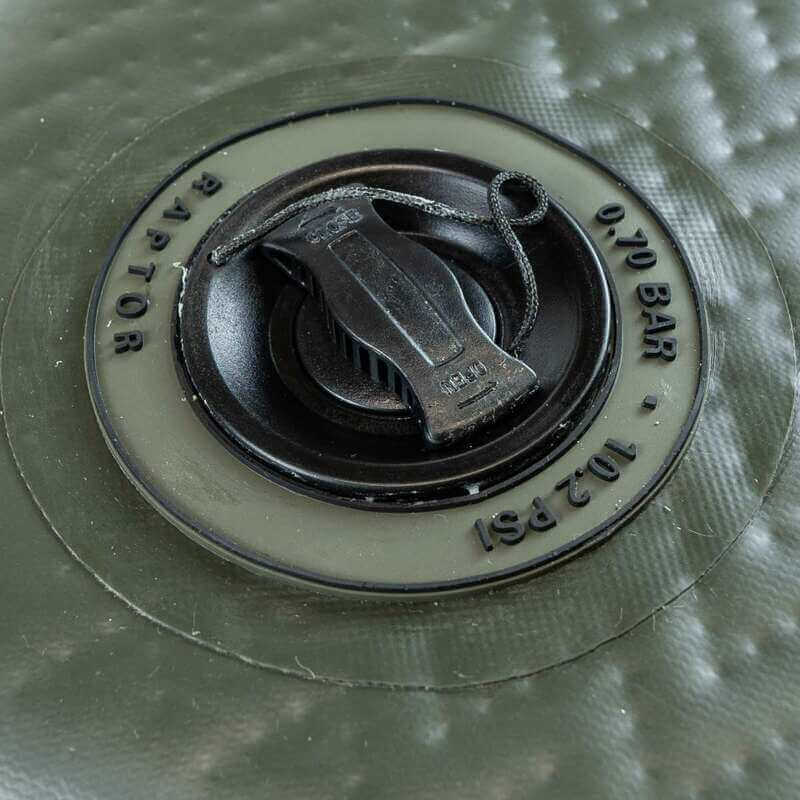 Barca Raptor 270 X - Wide Verde Airdeck - Tienda Carpfishing