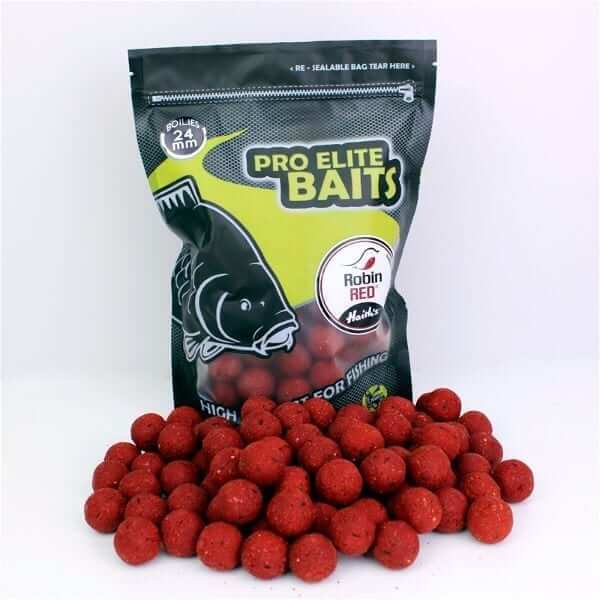 Boilies Pro Elite Baits Robin Red 24 mm - Tienda Carpfishing