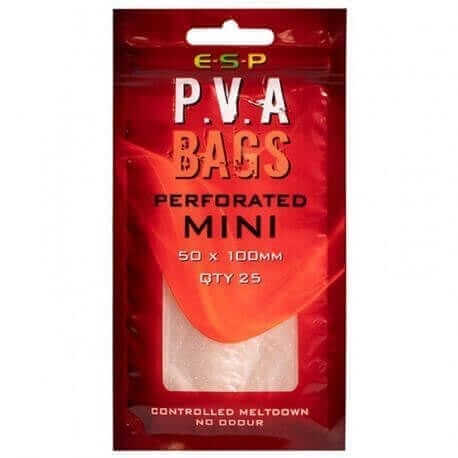 Bolsas de PVA perforada ESP 50x100 mm - Tienda Carpfishing