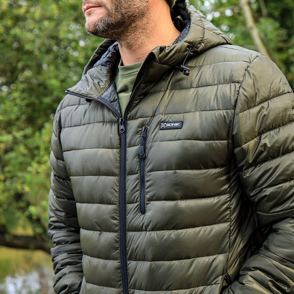 Chaqueta Sonik Packway Verde - Tienda Carpfishing