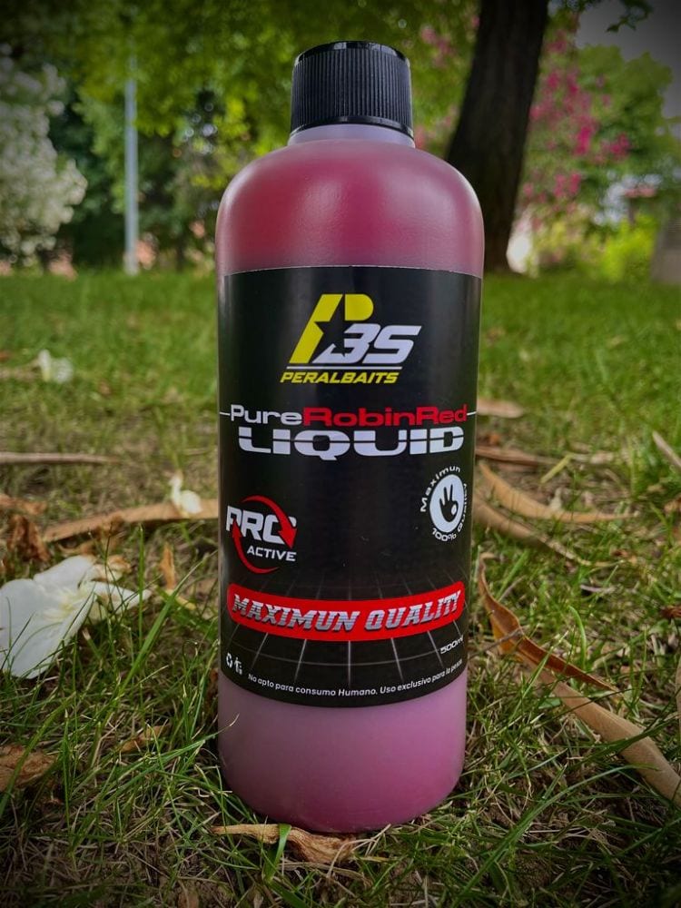 Líquido potenciador Peralbaits Robin Red 500 ml - Tienda Carpfishing