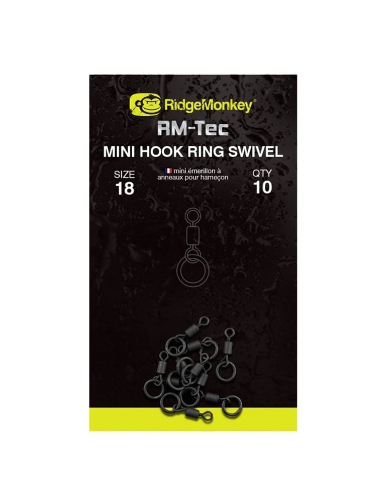 Mini Hook Ring Swivel Ridge Monkey 18 - Tienda Carpfishing