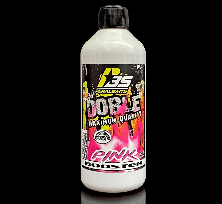 Remojo Booster Pink Peralbaits Doble M 500 ml - Tienda Carpfishing