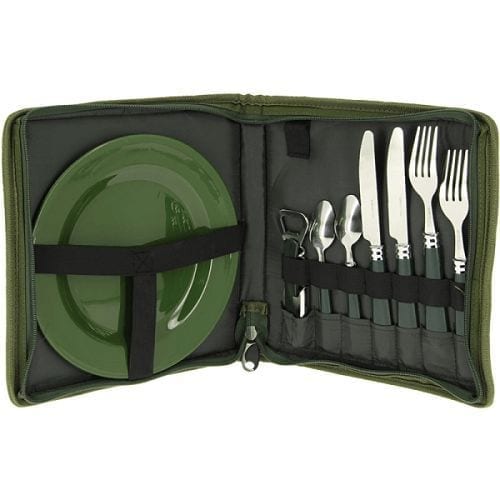 Set de cubiertos y platos NGT Day Plus - Tienda Carpfishing