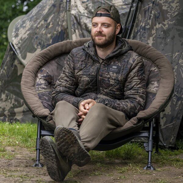 Silla Nash Indulgence Low Moon Deluxe Camo - Tienda Carpfishing