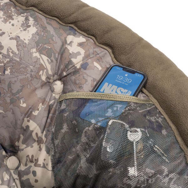 Silla Nash Indulgence Low Moon Deluxe Camo - Tienda Carpfishing