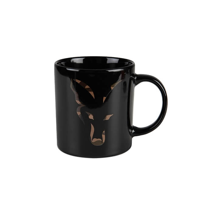 Taza Fox Camo Negra - Tienda Carpfishing