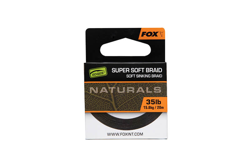 Trenzado Fox Super Soft Naturals 20 m - Tienda Carpfishing
