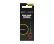Aguja Avid Carp Fine Hair Re - Rig Rojo - Tienda Carpfishing