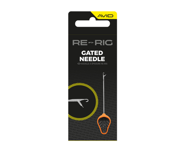 Aguja Avid Carp Gated Re - Rig Naranja - Tienda Carpfishing