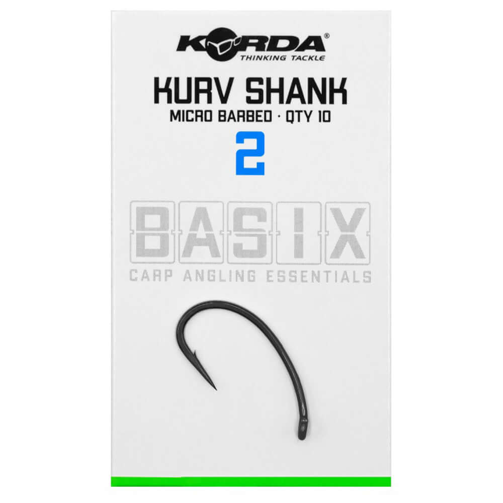 Anzuelos Korda Basix Kurv Shank - Tienda Carpfishing