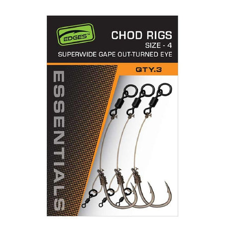 Anzuelos montados Fox Edges Chod Rig - Tienda Carpfishing
