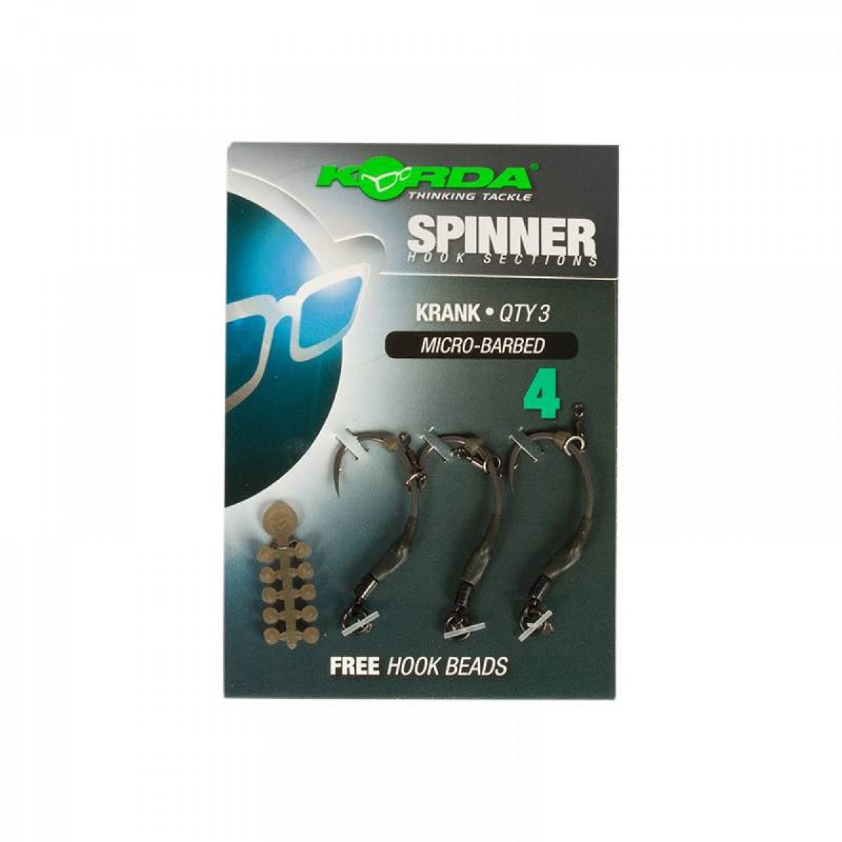 Anzuelos montados Korda Spinner Krank - Tienda Carpfishing