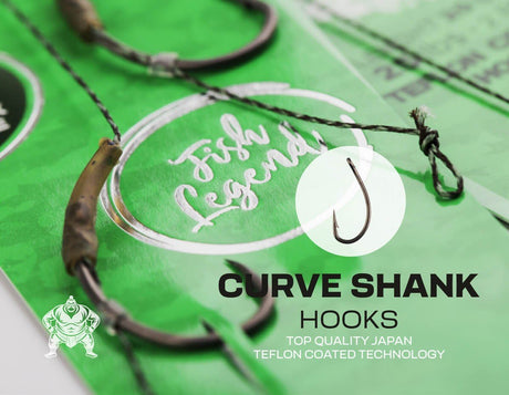 Anzuelos montados Zfish Curve Shank - Tienda Carpfishing