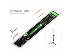 Anzuelos montados Zfish Fluorocarbon Ronnie Rig - Tienda Carpfishing