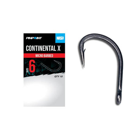 Anzuelos Nash Continental X - Tienda Carpfishing