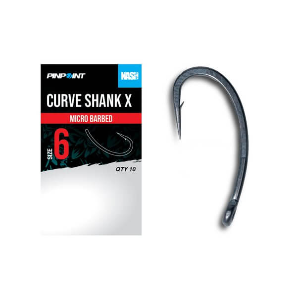 Anzuelos Nash Curve Shank X - Tienda Carpfishing