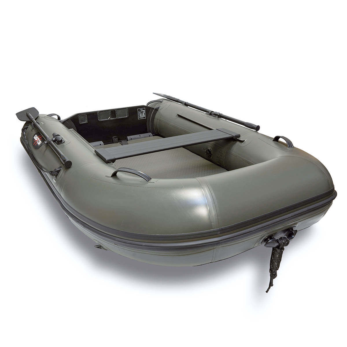Barca Raptor 230 X - Wide Verde con suelo de aluminio - Tienda Carpfishing