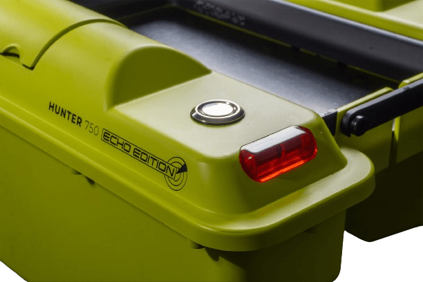 Barco cebador Ridge Monkey Hunter 750 Hi - Viz - Sonda - Tienda Carpfishing