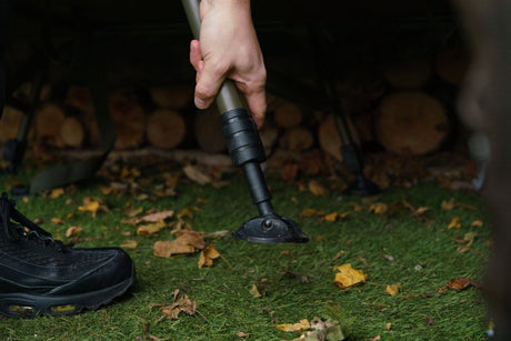 Bed Chair con saco de dormir Solar Worldwide STD 6 patas - Tienda Carpfishing