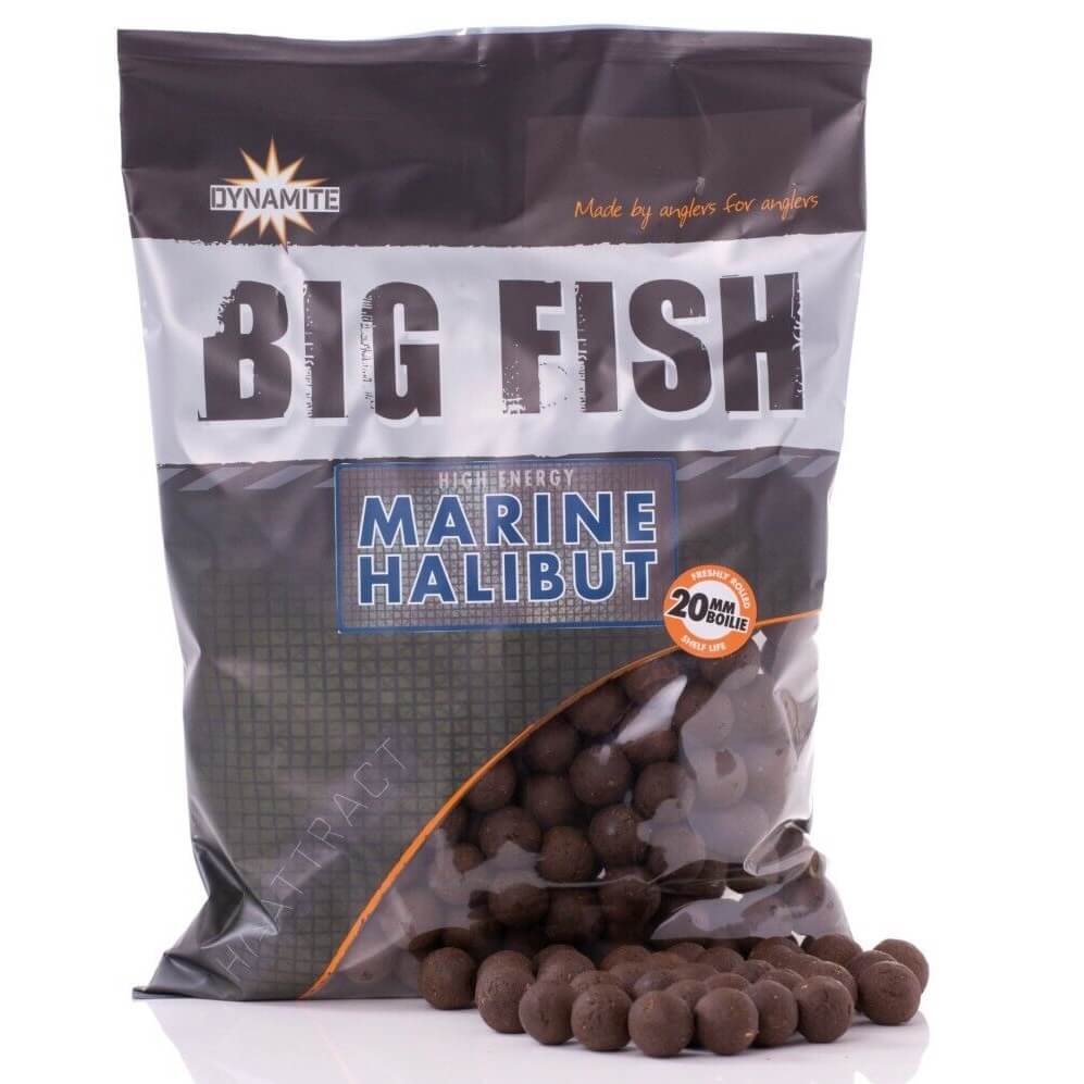 Boilies Dynamite Baits Big Fish Marine Halibut 20 mm - Tienda Carpfishing