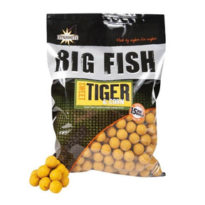 Boilies Dynamite Baits Big Fish Sweet Tiger Corn 20 mm - Tienda Carpfishing