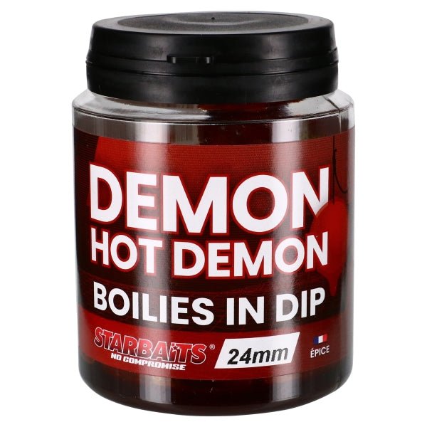 Boilies in Dip Starbaits Hot Demon 24 mm - Tienda Carpfishing