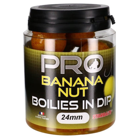Boilies in Dip Starbaits Probiotic Banana Nut 24 mm - Tienda Carpfishing