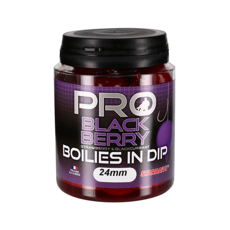 Boilies in Dip Starbaits Probiotic Black Berry 24 mm - Tienda Carpfishing