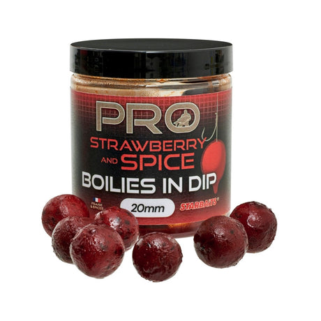 Boilies in Dip Starbaits Probiotic Strawberry Spice 20 mm - Tienda Carpfishing