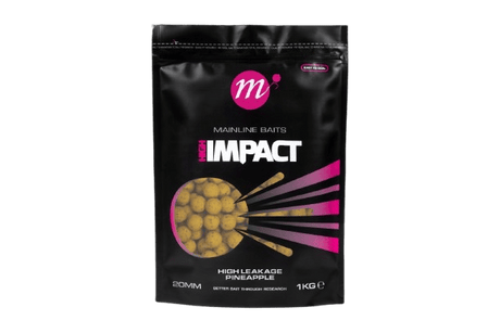 Boilies Mainline Impact High Leakage Piña 20 mm - Tienda Carpfishing