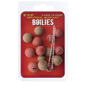 Boilies Pop Ups ESP marrón y rojo - Tienda Carpfishing