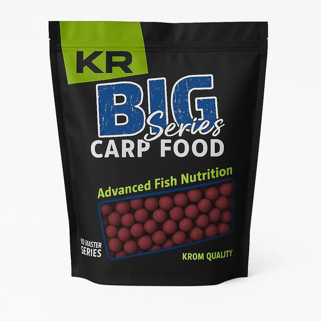 Boilies Solubles Krom Quality KR100 Krill & Garlic 20 mm 2,5KG - Tienda Carpfishing