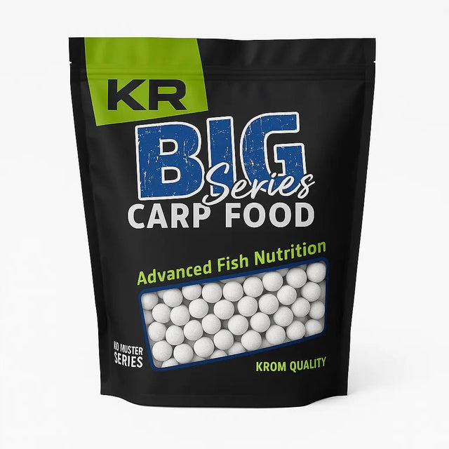 Boilies Solubles Krom Quality KR200 White Boom 20 mm 2,5KG - Tienda Carpfishing