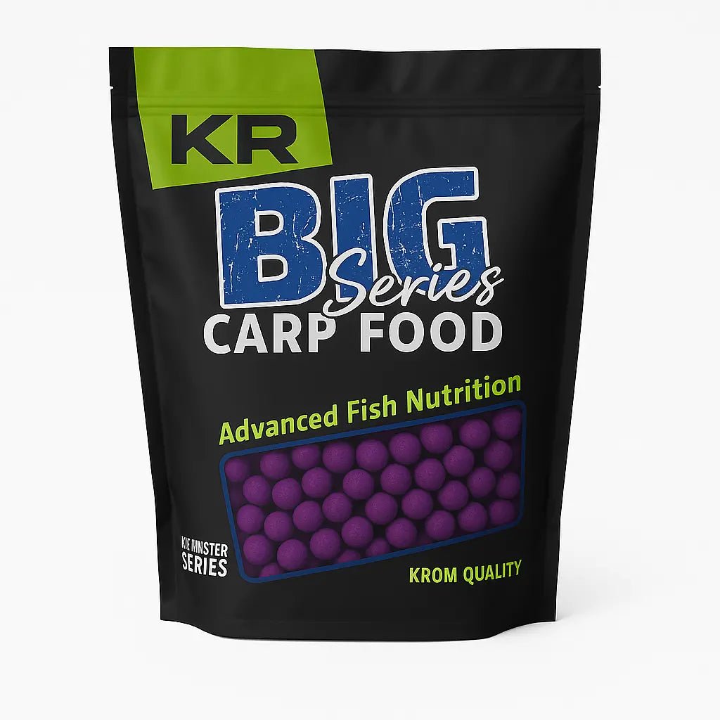 Boilies Solubles Krom Quality KR500 Squid & Plum 20 mm 2,5KG - Tienda Carpfishing