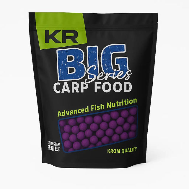 Boilies Solubles Krom Quality KR500 Squid & Plum 20 mm 2,5KG - Tienda Carpfishing