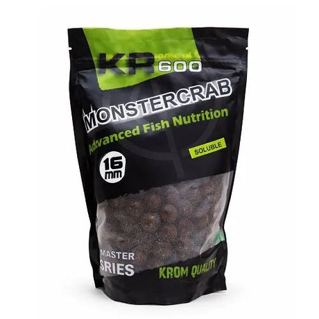 Boilies Solubles Krom Quality KR600 Monster Crab 16 mm 800G - Tienda Carpfishing