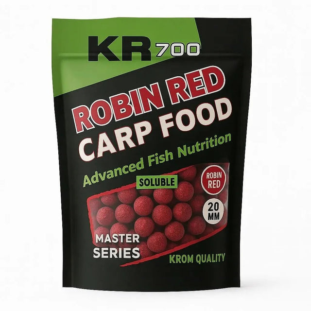 Boilies Solubles Krom Quality KR700 Robin Red 20 mm 800G - Tienda Carpfishing