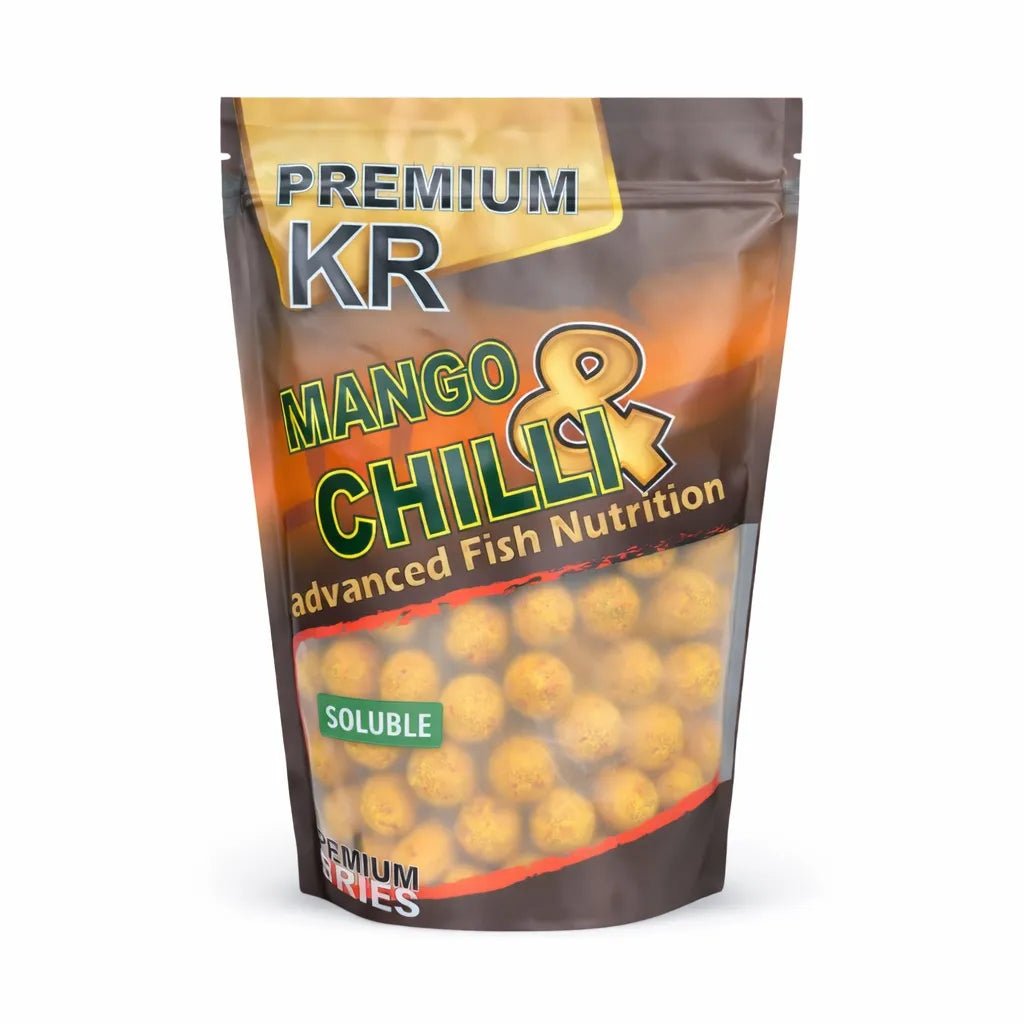 Boilies Solubles Krom Quality Mango & Chilli 20 mm 800G - Tienda Carpfishing