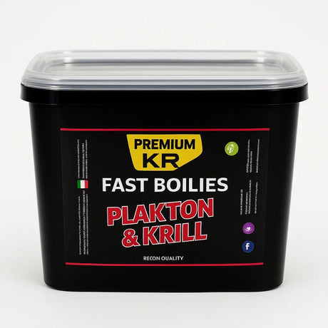 Boilies Solubles Krom Quality Plakton & Krill 20 mm 5KG - Tienda Carpfishing